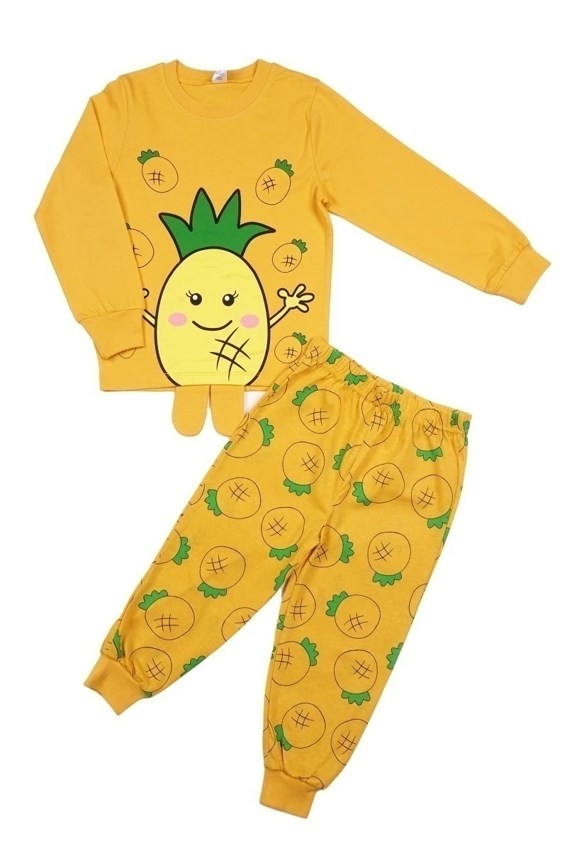 Пижама для девочки BK0976PJ тёмно-желтый