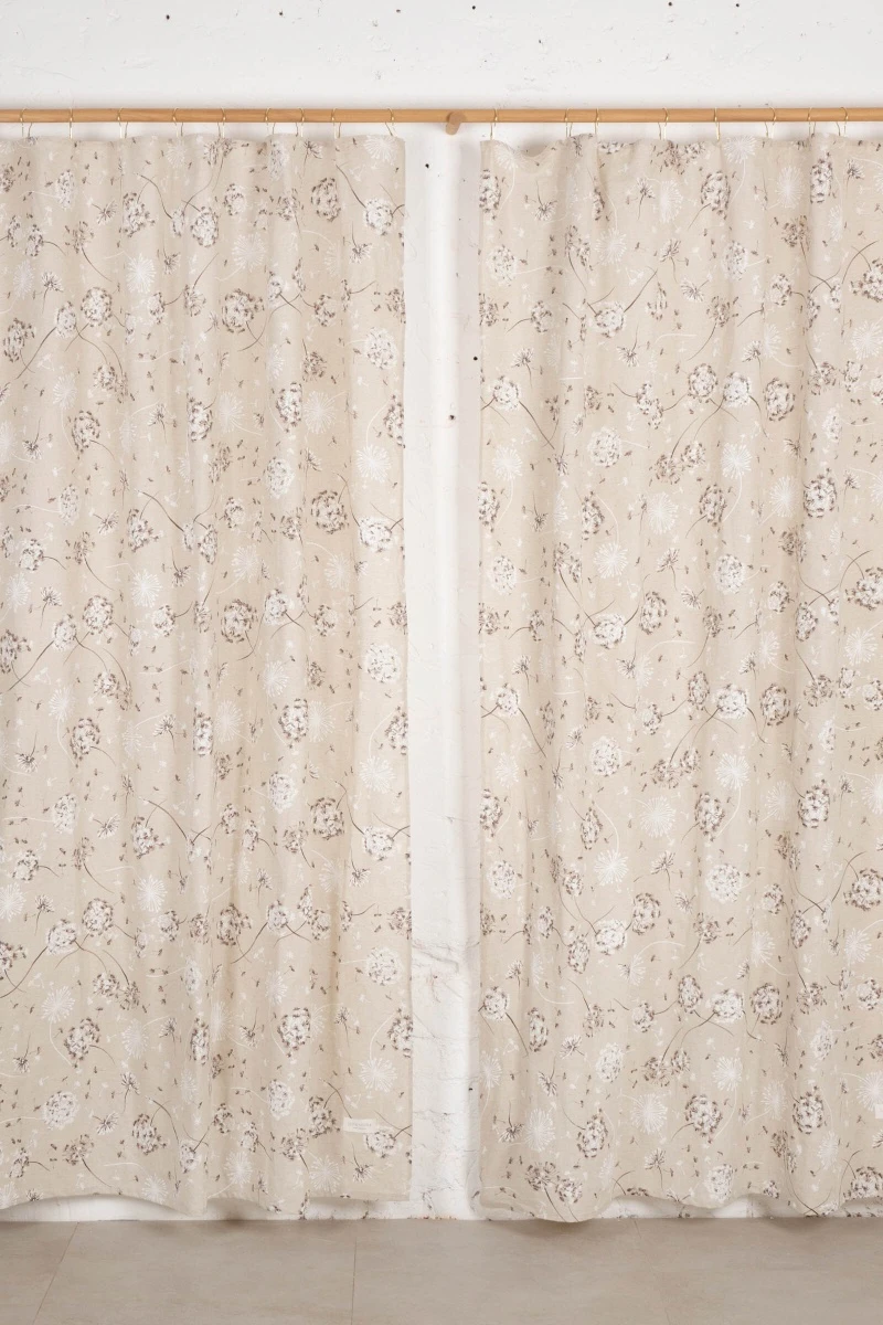 Комплект штор из полульна "ГЯ" Воздушные одуванчики_