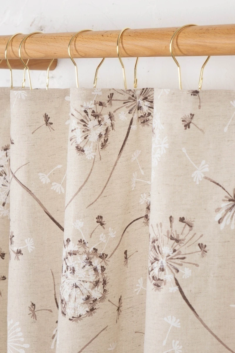 Комплект штор из полульна "ГЯ" Воздушные одуванчики_