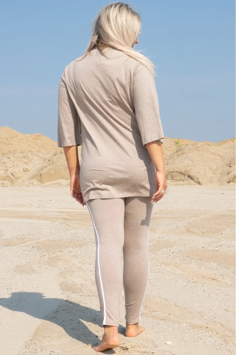 (СК) Туника "Бриллиант" бежевый меланж