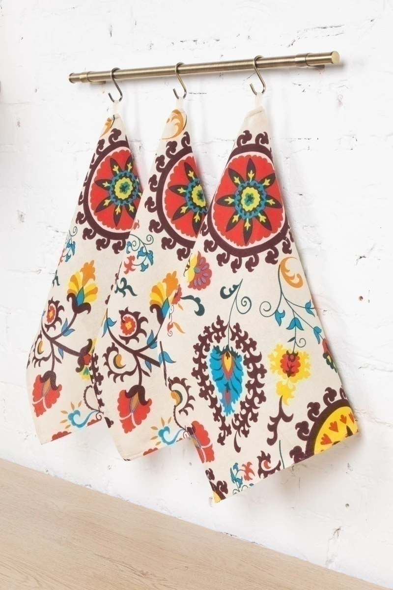 Набор полотенец рогожка (Талка) 303 Оберег - 3 шт - 45х60 см