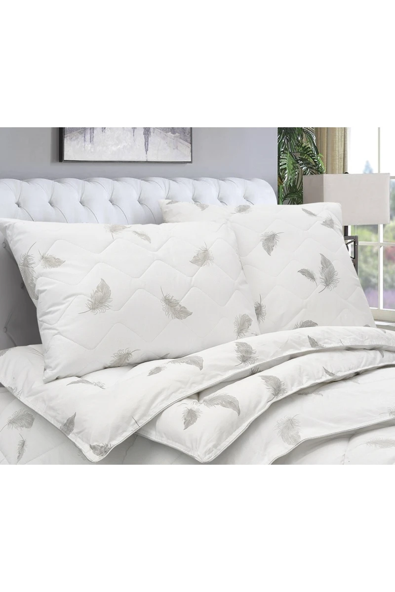 (ВНЛ) Подушка "Лебяжий пух" Премиум стеганая тематика