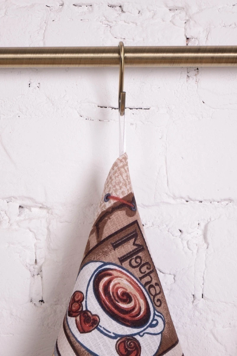 Набор вафельных полотенец (Милан) 166 Премиум кофе - 3 шт - 45х60 см