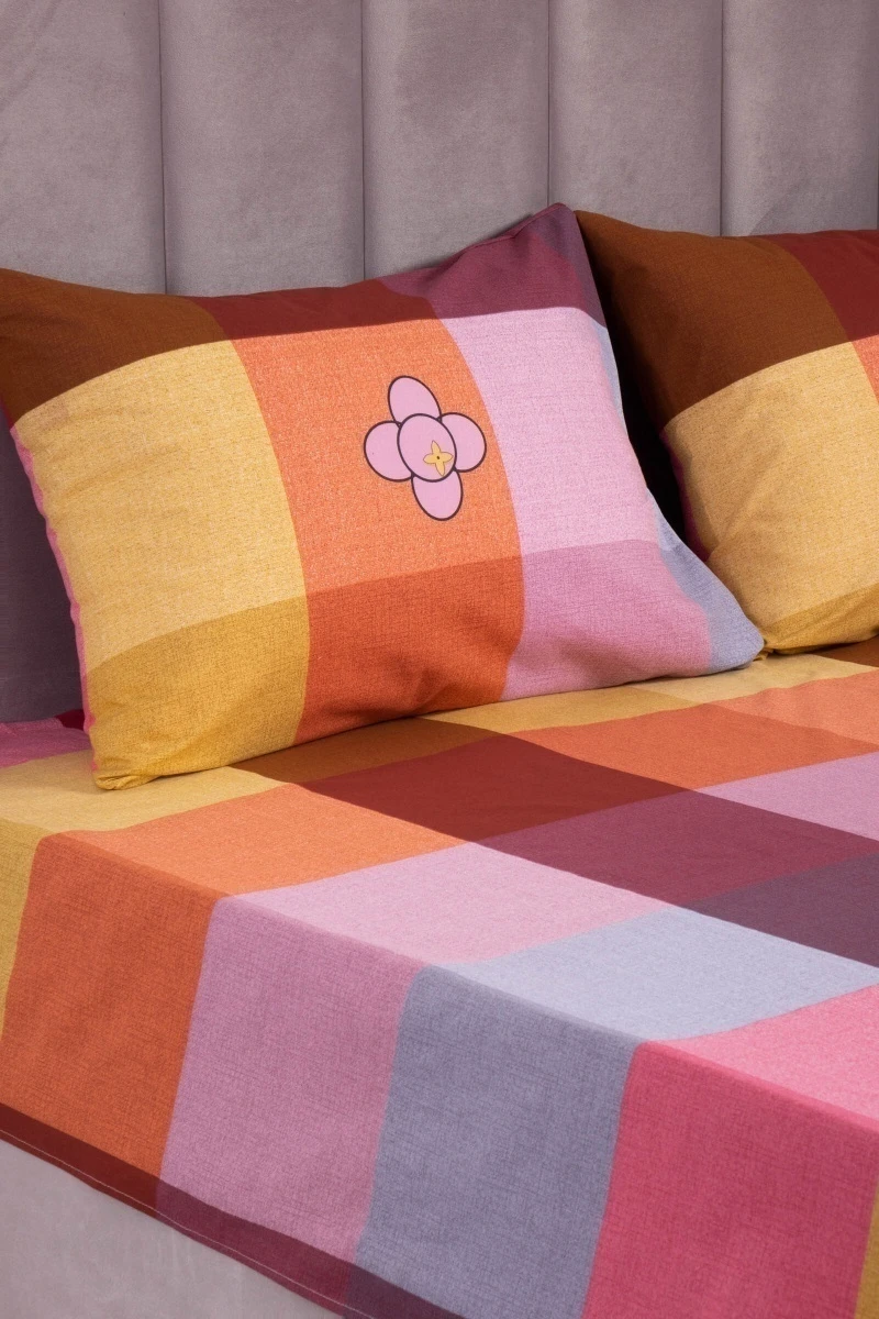 Простыня "ПТ" поплин "Волшебные края" арт. PT-518 тип 2_