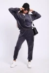 (ВНЛ) Костюм с брюками ZADUMOV №1 (серо-синий)