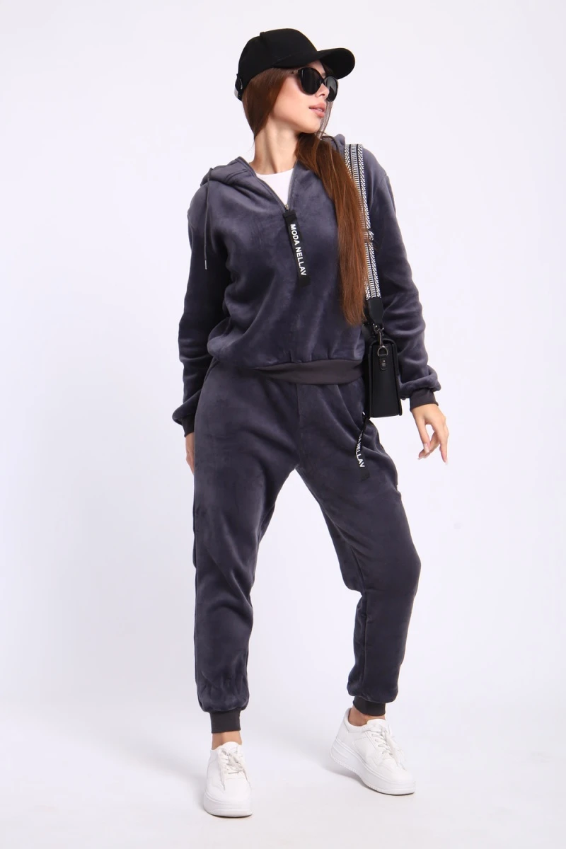 (ВНЛ) Костюм с брюками ZADUMOV №1 (серо-синий)