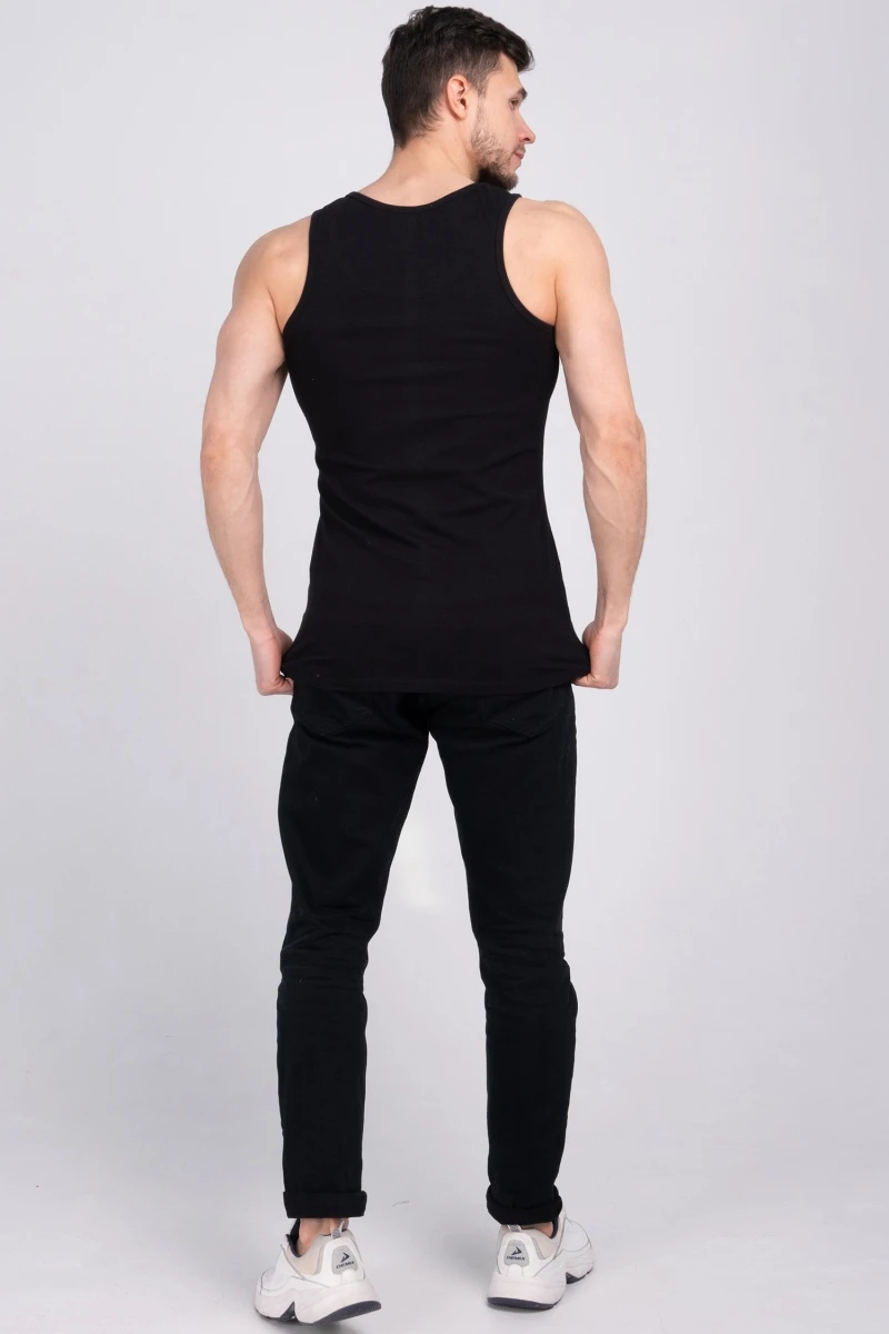 (СК) Майка-борцовка мужская "Михаил" черный