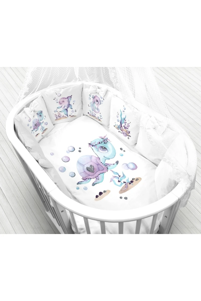 Декор. подушка Premium "Подводный мир" рис. 025