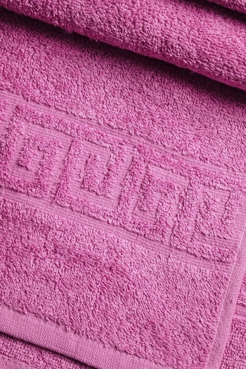 Полотенце махровое Туркменистан 430 гр/м2 - брусничный (red violet)