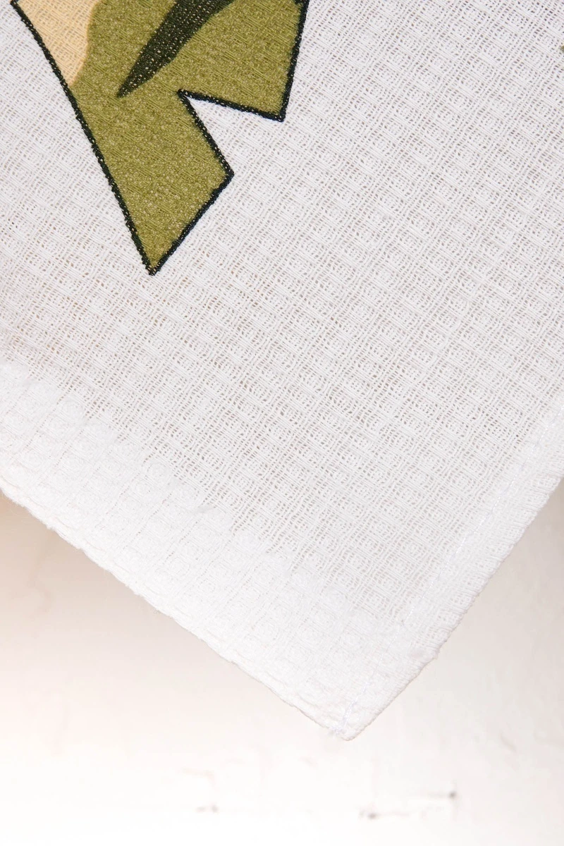 Набор вафельных полотенец (ХБК) 349 Мой защитник - 3 шт - 45х60 см