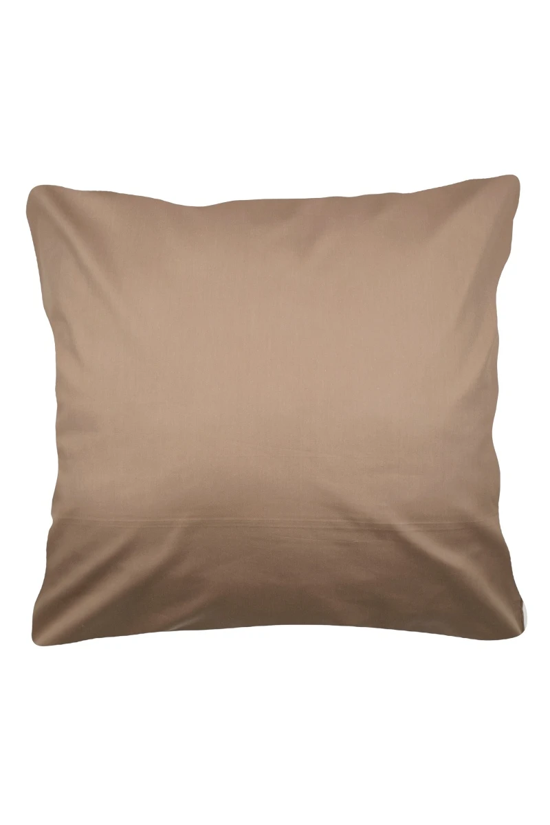 Декоративная наволочка сатин Латте (империя) (на молнии) тип 2
