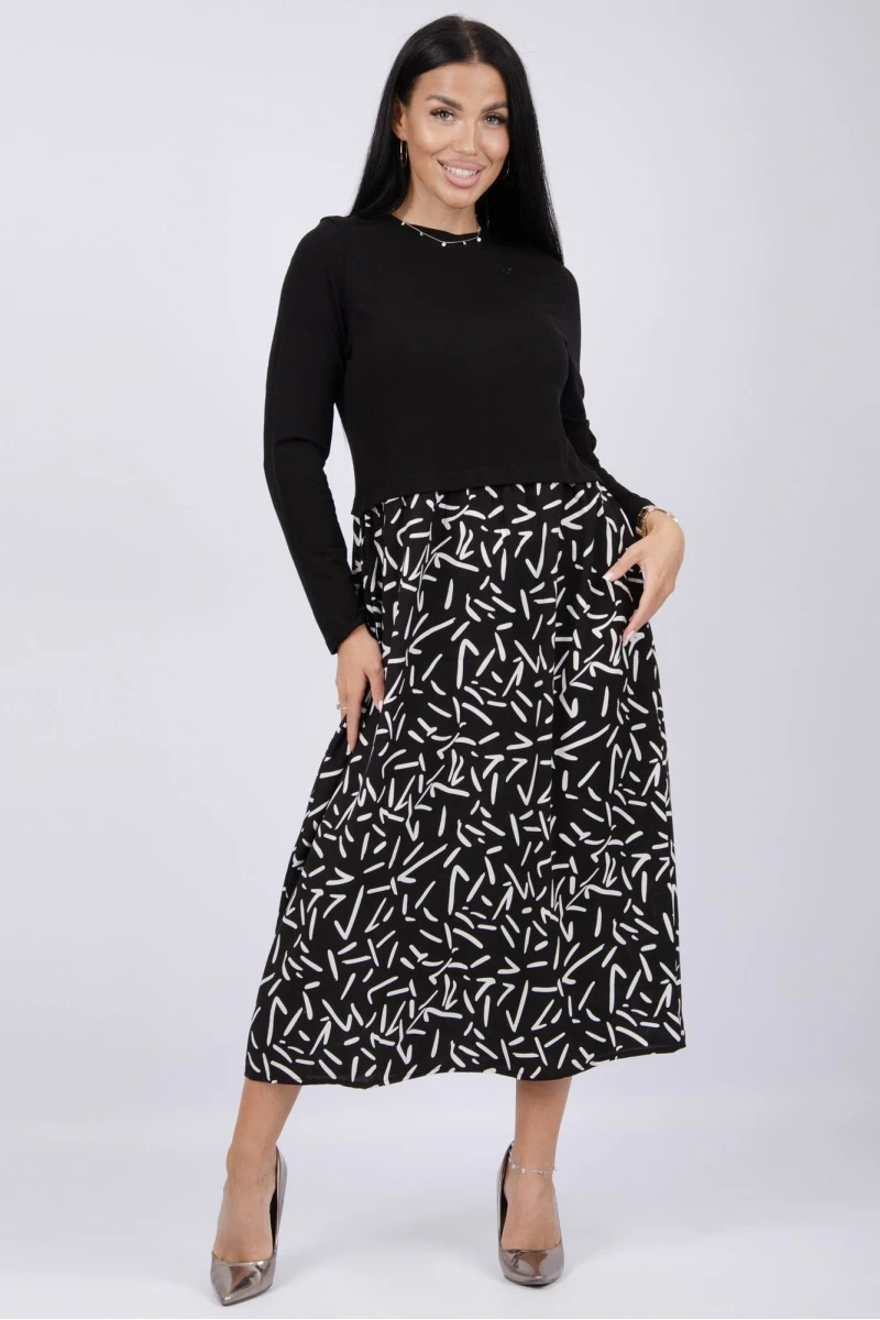 (ВНЛ) Платье "Жаклин", вискоза/кулирка (М)