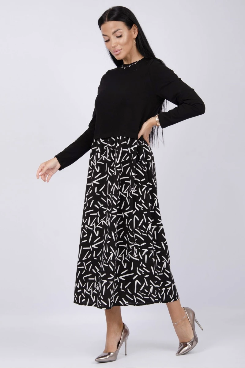 (ВНЛ) Платье "Жаклин", вискоза/кулирка (М)