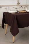 Скатерть из габардина "Горький шоколад" (col. 905)_