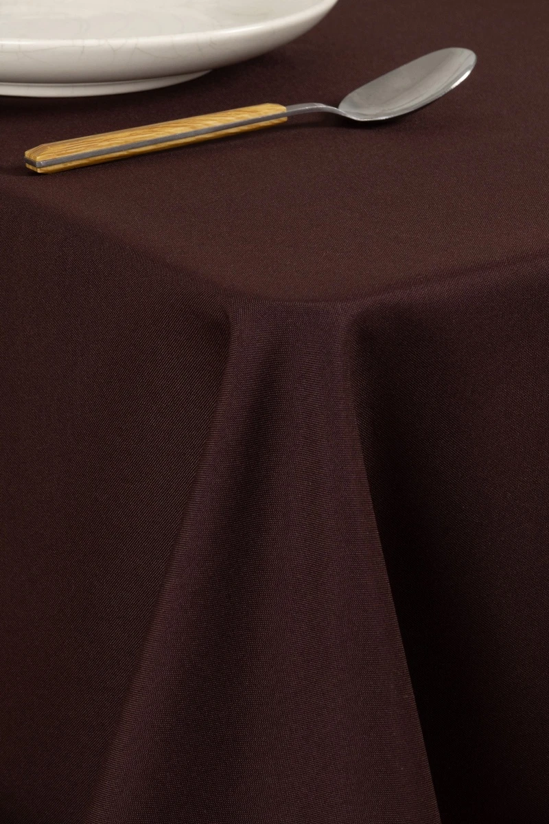 Скатерть из габардина "Горький шоколад" (col. 905)_