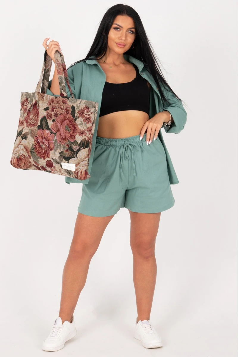 Сумка-шоппер из гобелена "Сад роз"