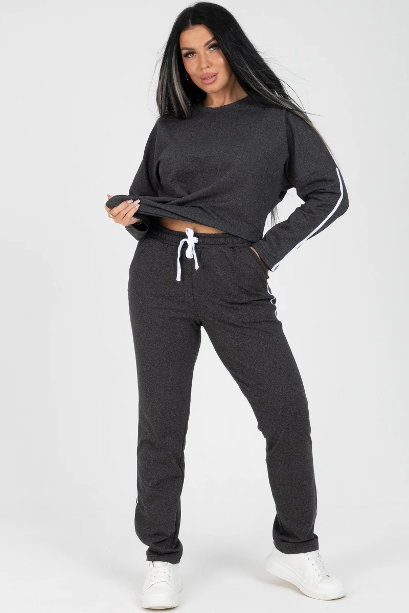 (СК) Костюм женский "Рубин" антрацит