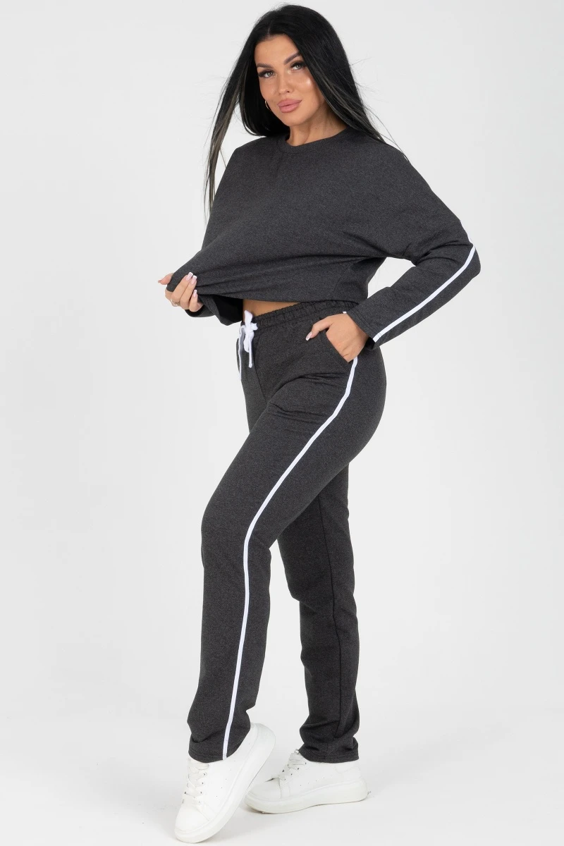 (СК) Костюм женский "Рубин" антрацит