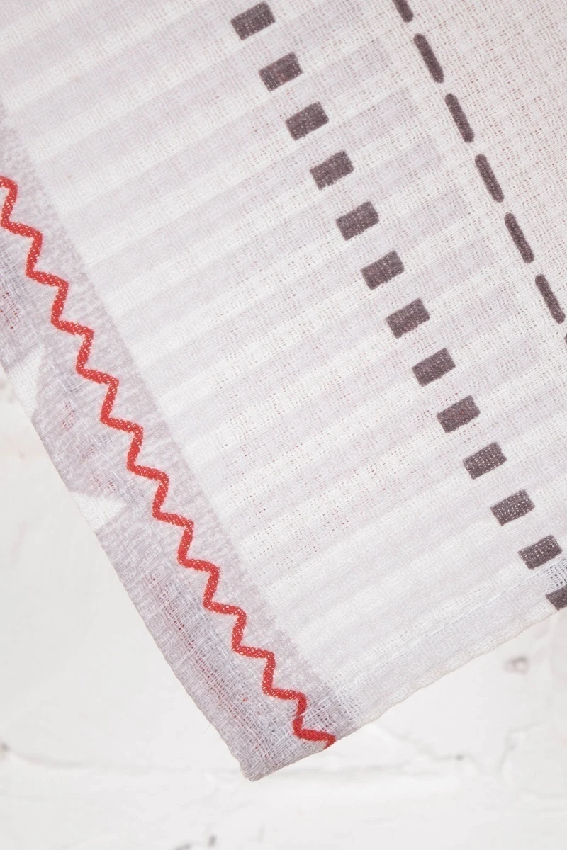 Набор вафельных полотенец (ХБК) 370 "Гномы в шапочках" - 3 шт - 45х60 см