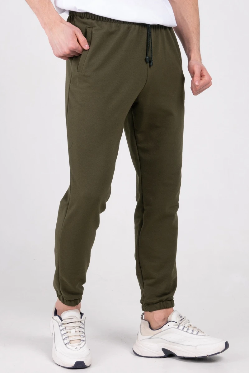 (СК) Джоггеры мужские "Стамбул" темный хаки