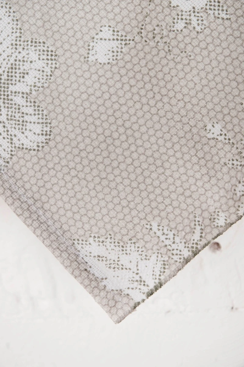 Набор полотенец рогожка (Диз) 051 Бабочки в цвету (серый) - 3 шт - 45х60 см