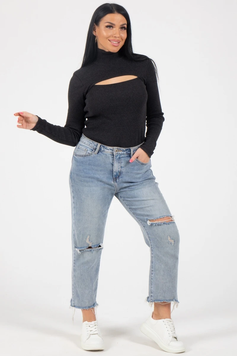 (СК) Водолазка женская "Лиззи" антрацит