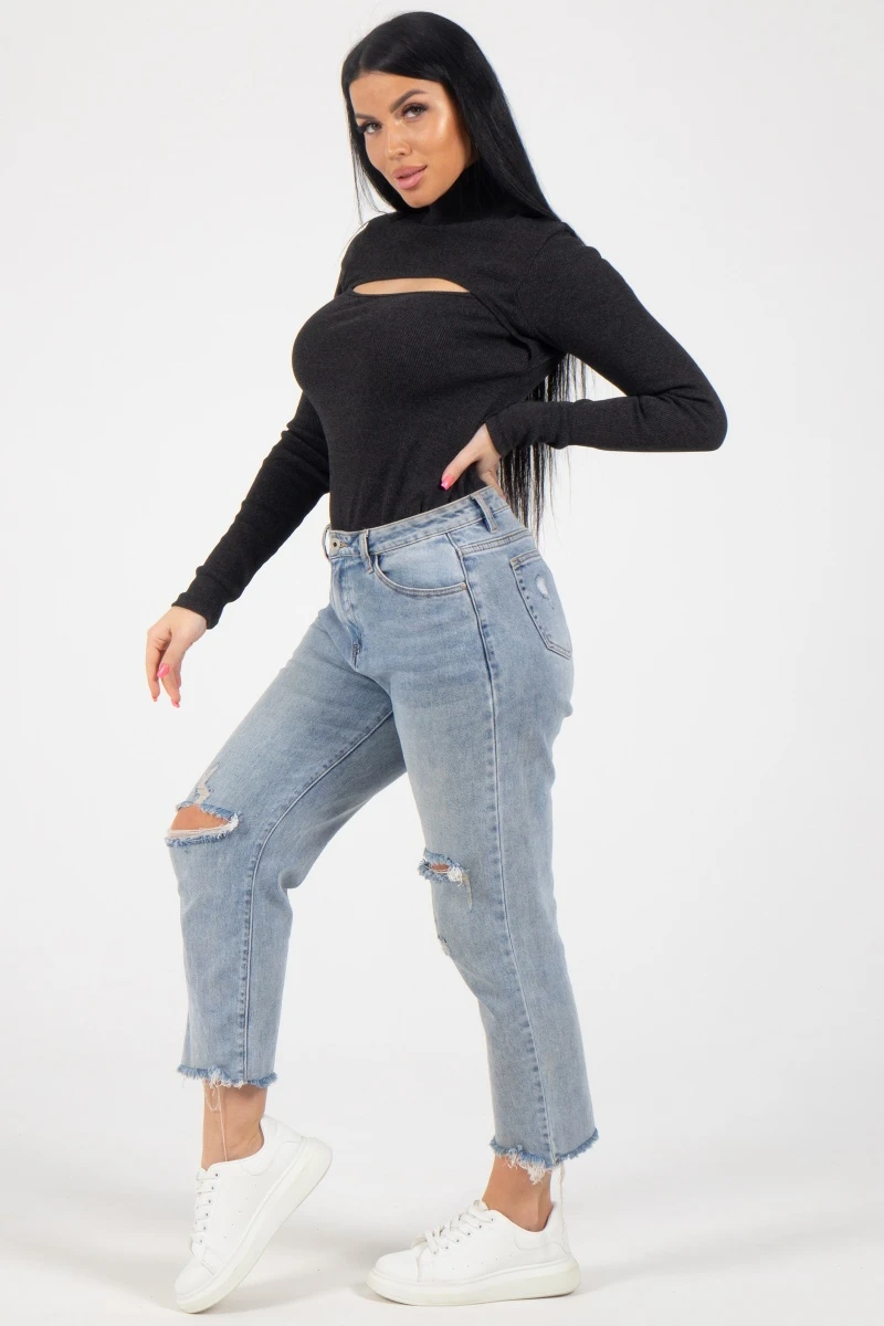 (СК) Водолазка женская "Лиззи" антрацит