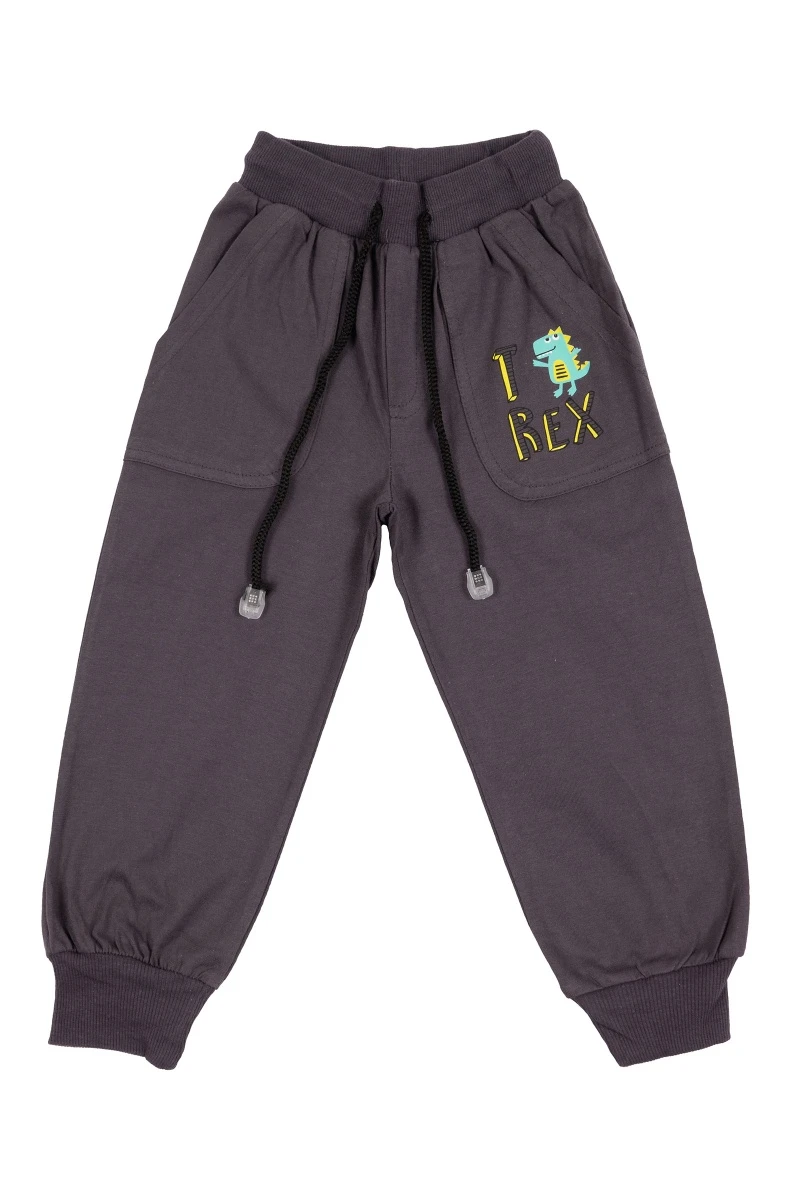 Брюки для мальчиков BK1311B графитовый (Рекс)