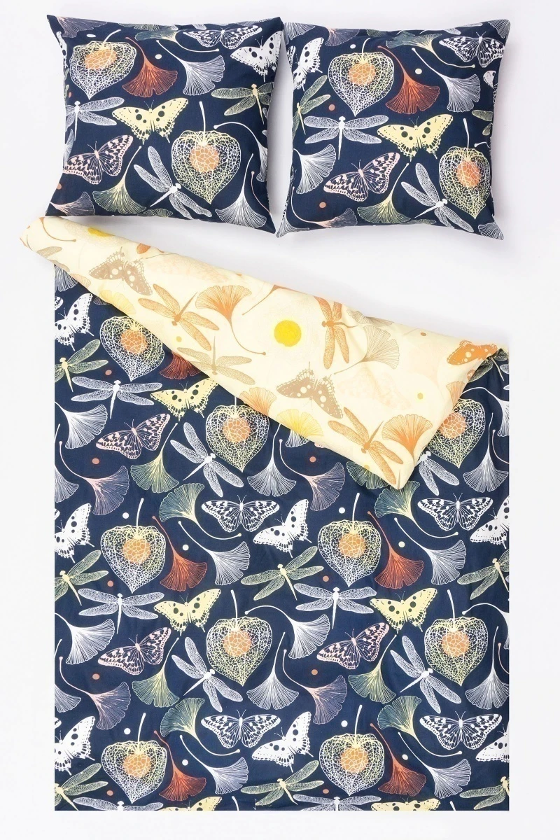 1 + 2 Пододеяльник и 2 наволочки бязь "Летняя феерия" ком, 145х215, 70х70 см (арт. 10268-1+10269-1)