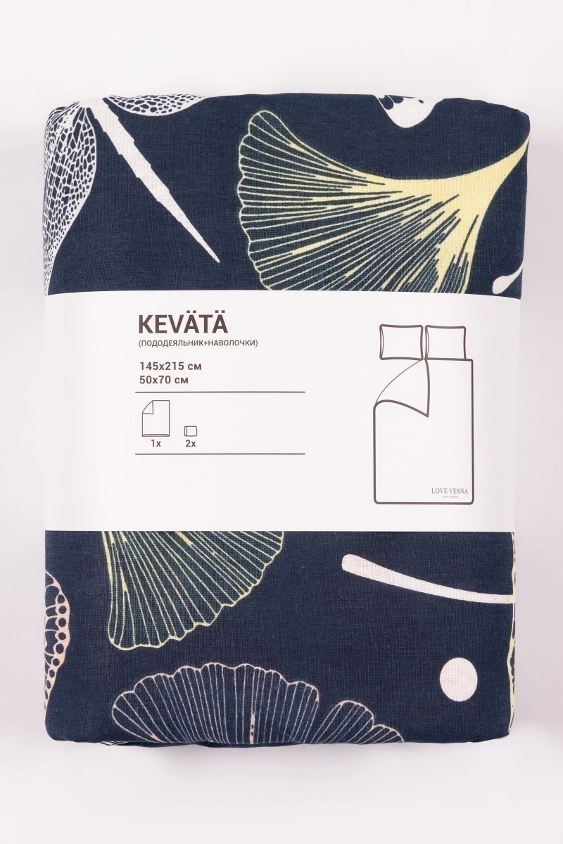 1 + 2 Пододеяльник и 2 наволочки бязь "Летняя феерия" ком, 145х215, 70х70 см (арт. 10268-1+10269-1)