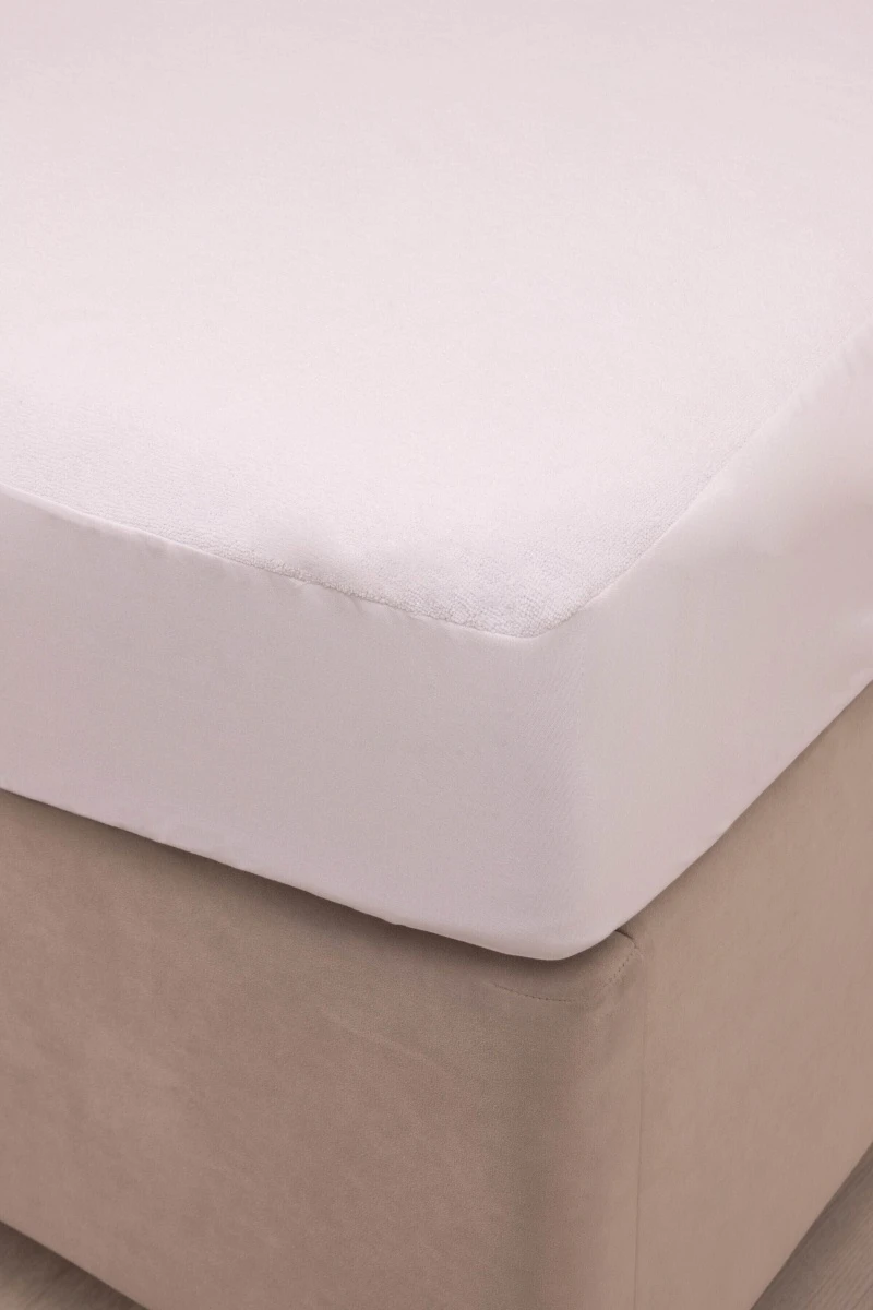 (ВНЛ) Наматрасник водонепроницаемый с бортом 25см белый (Лучшая цена)