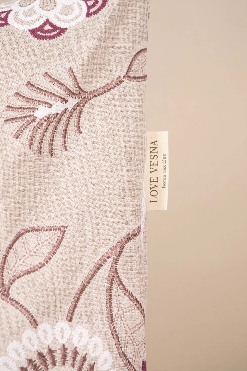 Декоративная наволочка на молнии полулен "СФ" Озарение