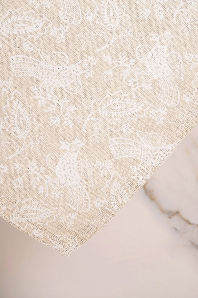 Полотенце полулен (ГП) 277 Птицы (жаккард) - 45/60