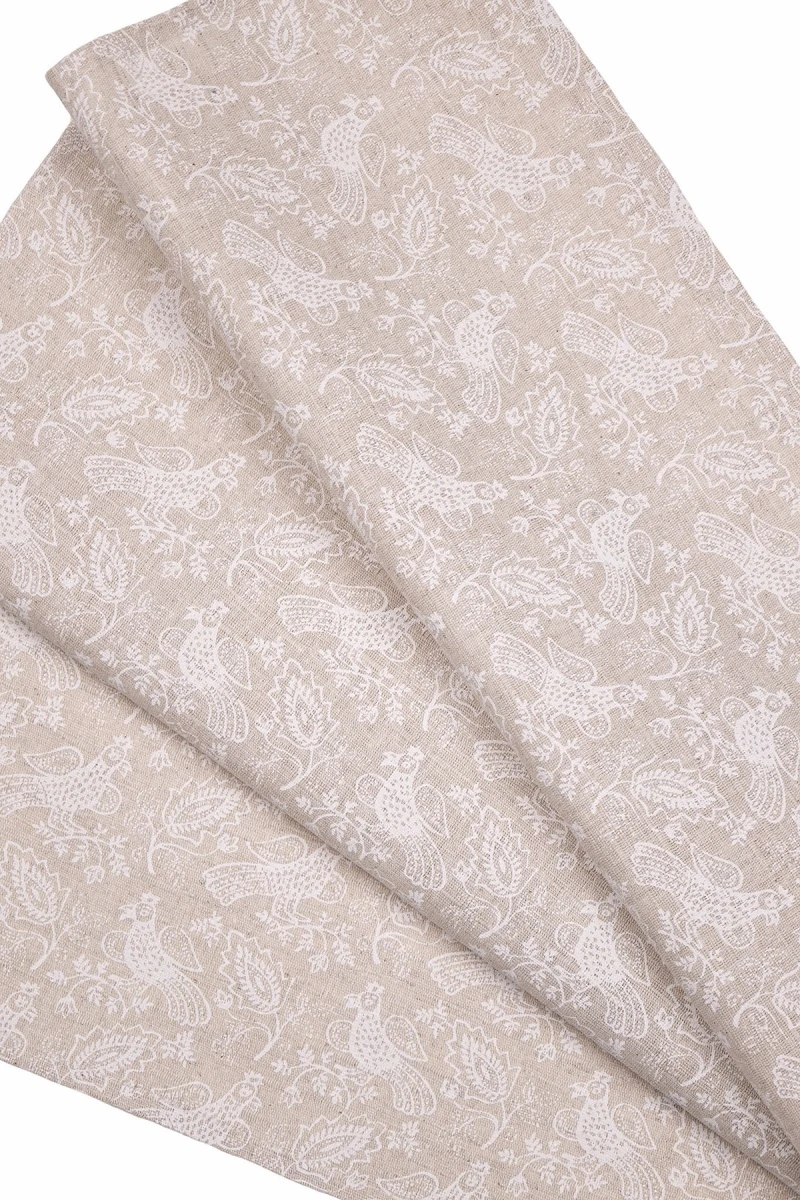 Полотенце полулен (ГП) 277 Птицы (жаккард) - 45/60