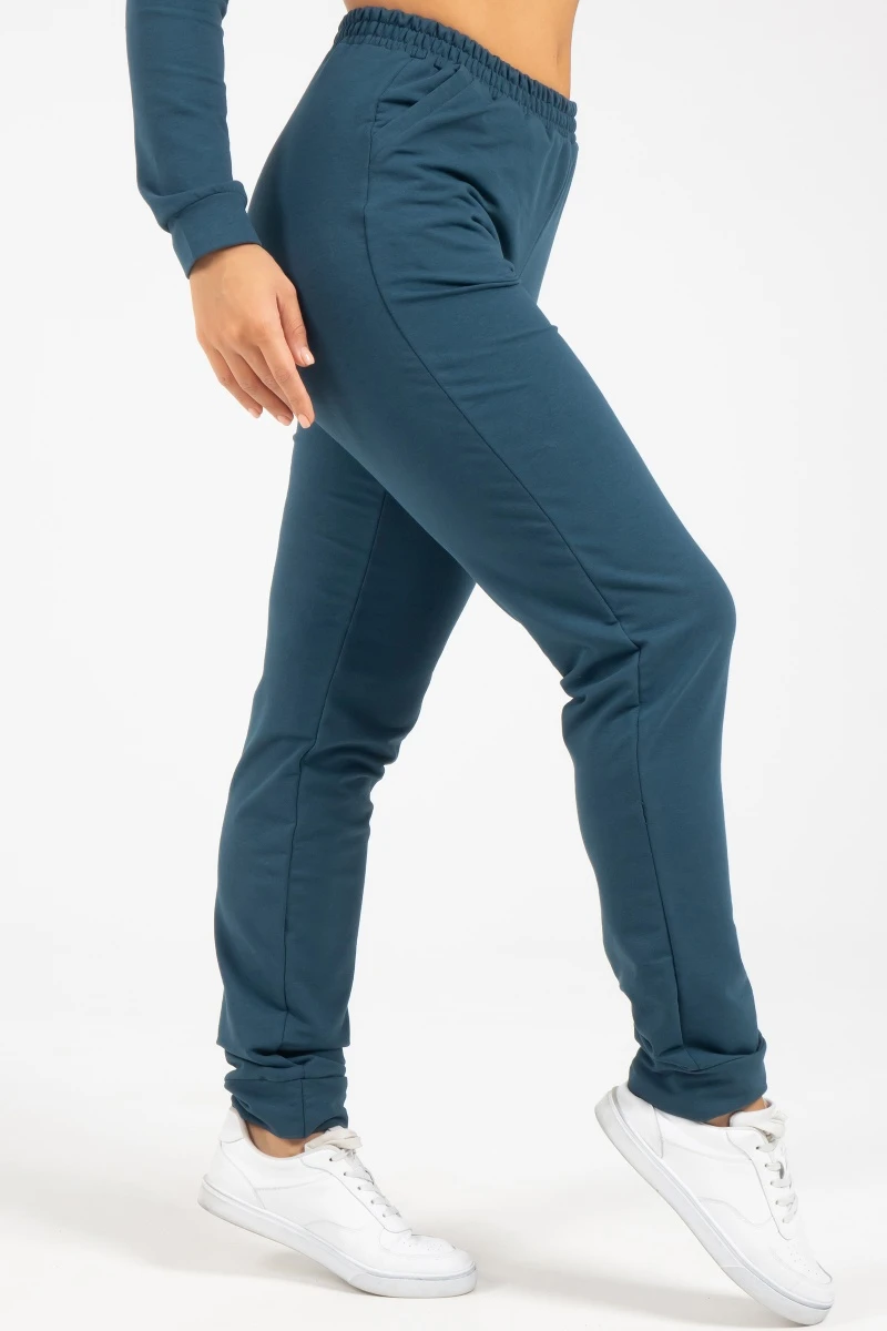 (СК) Брюки женские "Моя атмосфера" морская волна