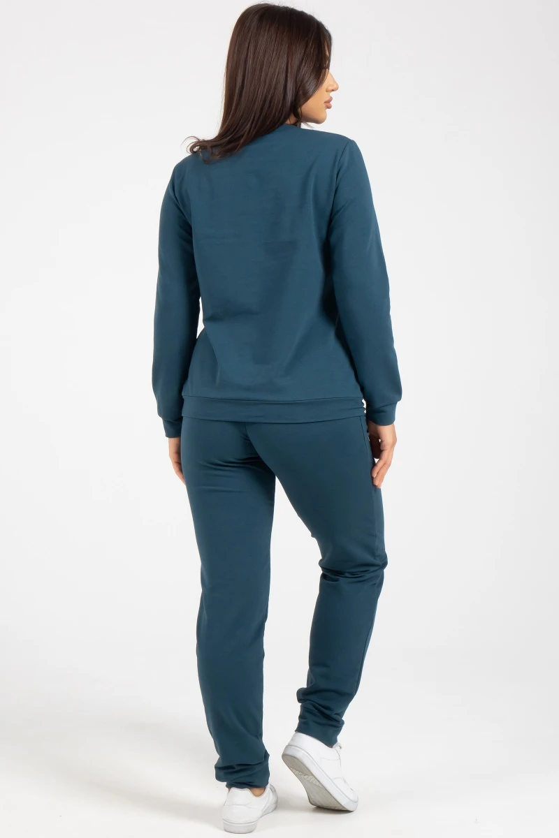 (СК) Брюки женские "Моя атмосфера" морская волна