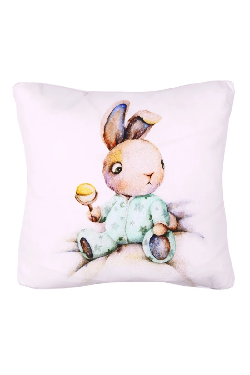 Декор. подушка Premium "Сонный зайка с леденцом" рис. 078