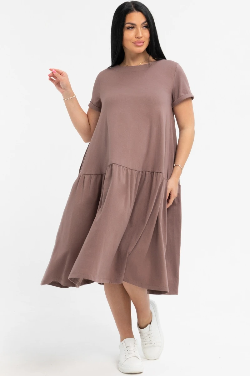 (СК) Платье женское "Ялта" какао