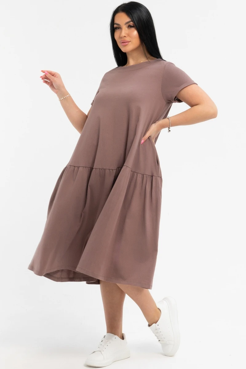 (СК) Платье женское "Ялта" какао