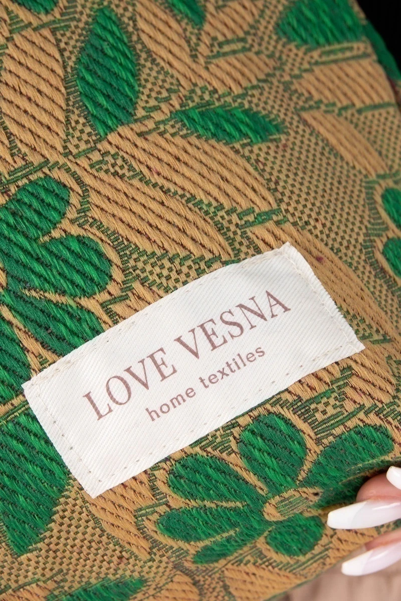 Сумка-шоппер из гобелена "Зеленый акцент"