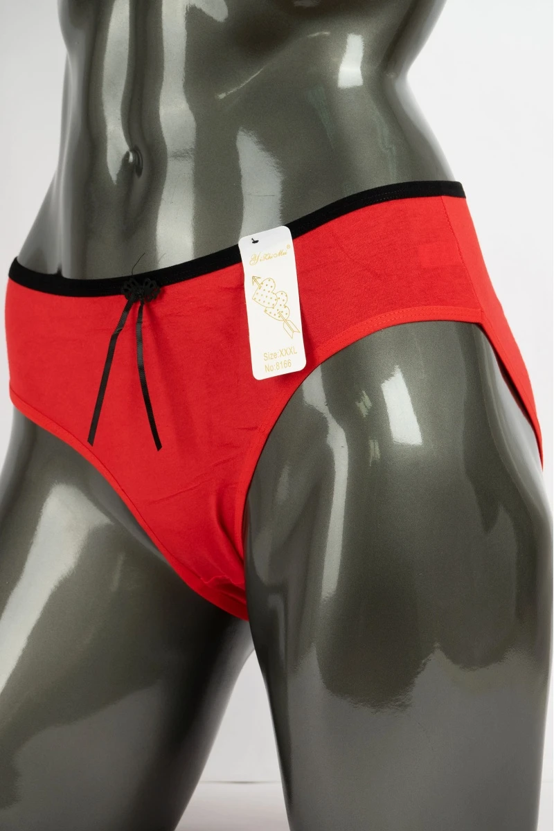 Трусы женские "YiZhiMei" 8166 - красный