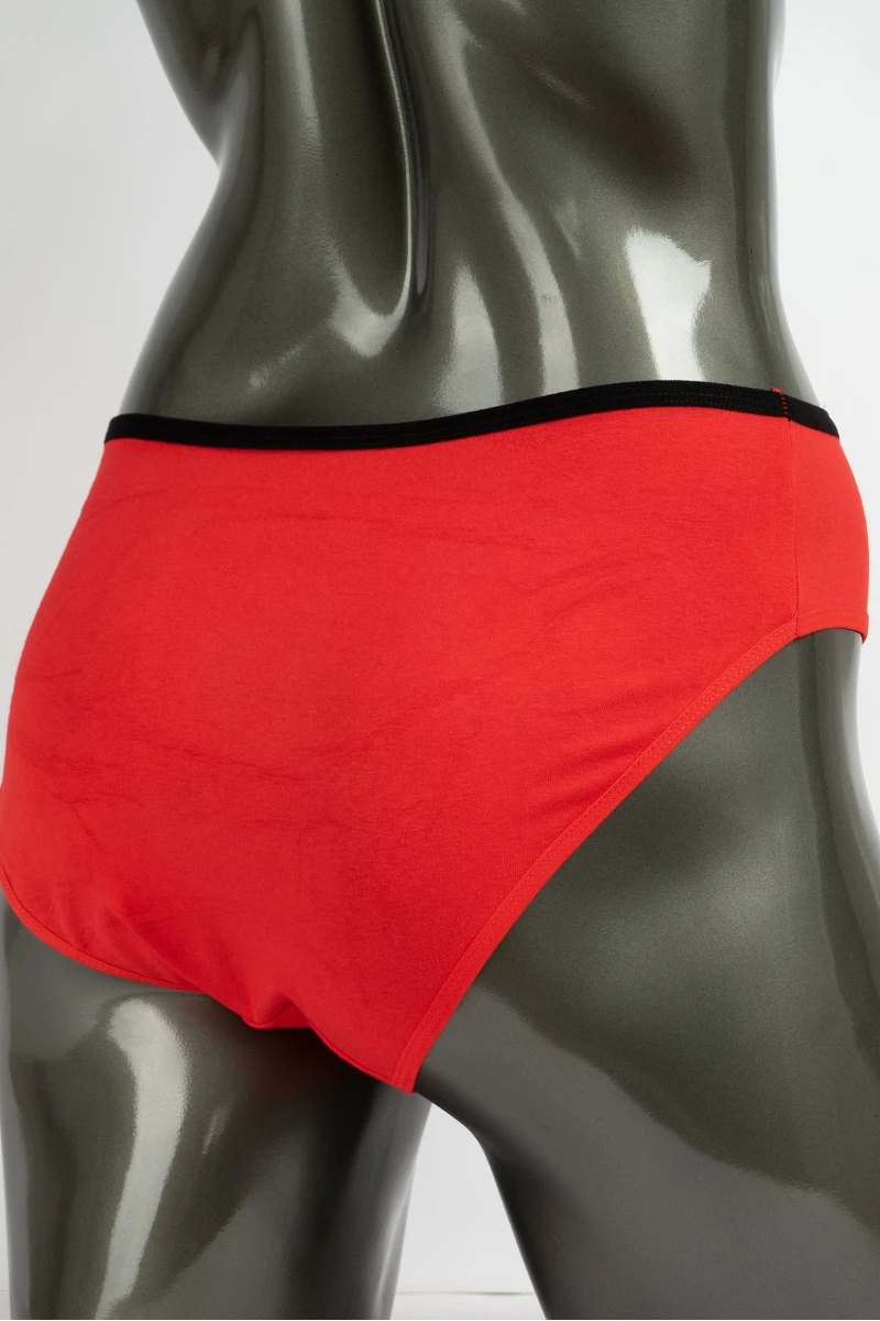 Трусы женские "YiZhiMei" 8166 - красный