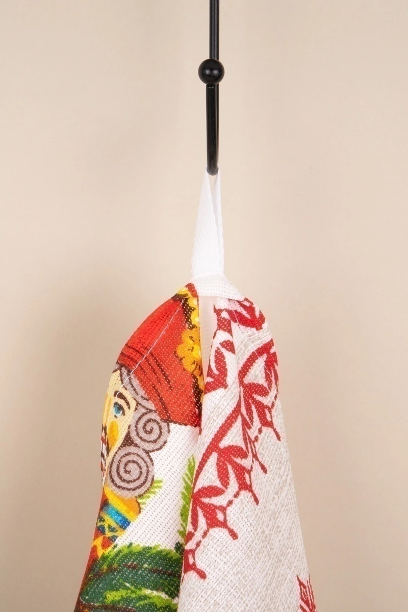 Набор полотенец рогожка (Пром) 225 Щелкунчик (серый) - 3 шт - 35х75 см