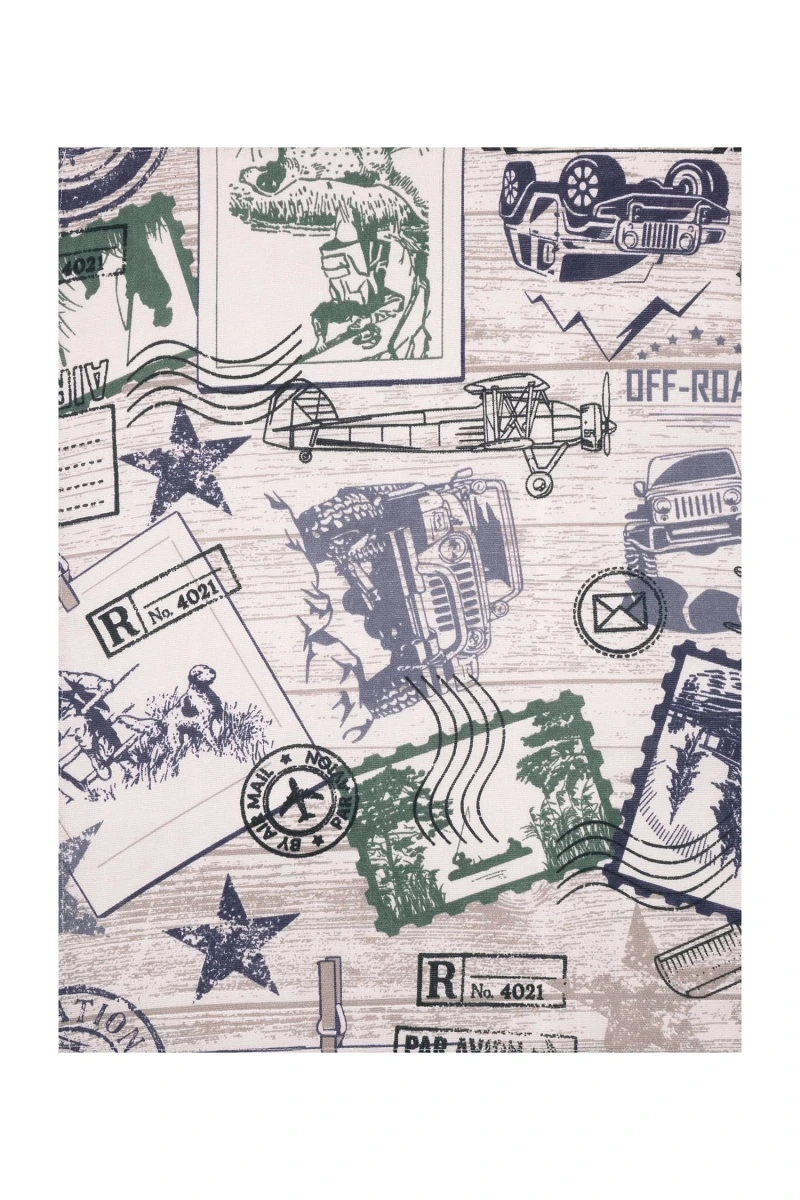 Набор полотенец рогожка (Пром) 262 Мужские радости (чернильный) - 3 шт - 45х60 см