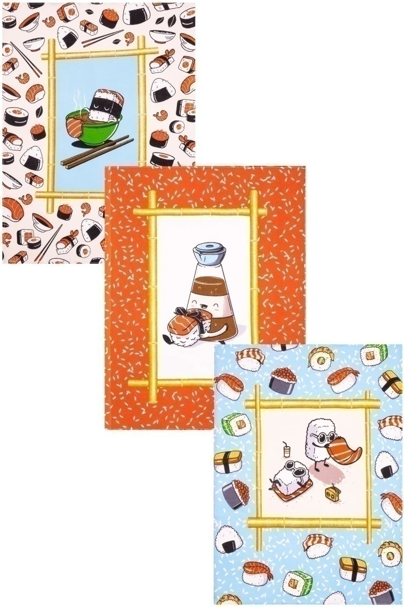 Набор полотенец рогожка (Пром) 275 Васаби - 3 шт - 45х60 см