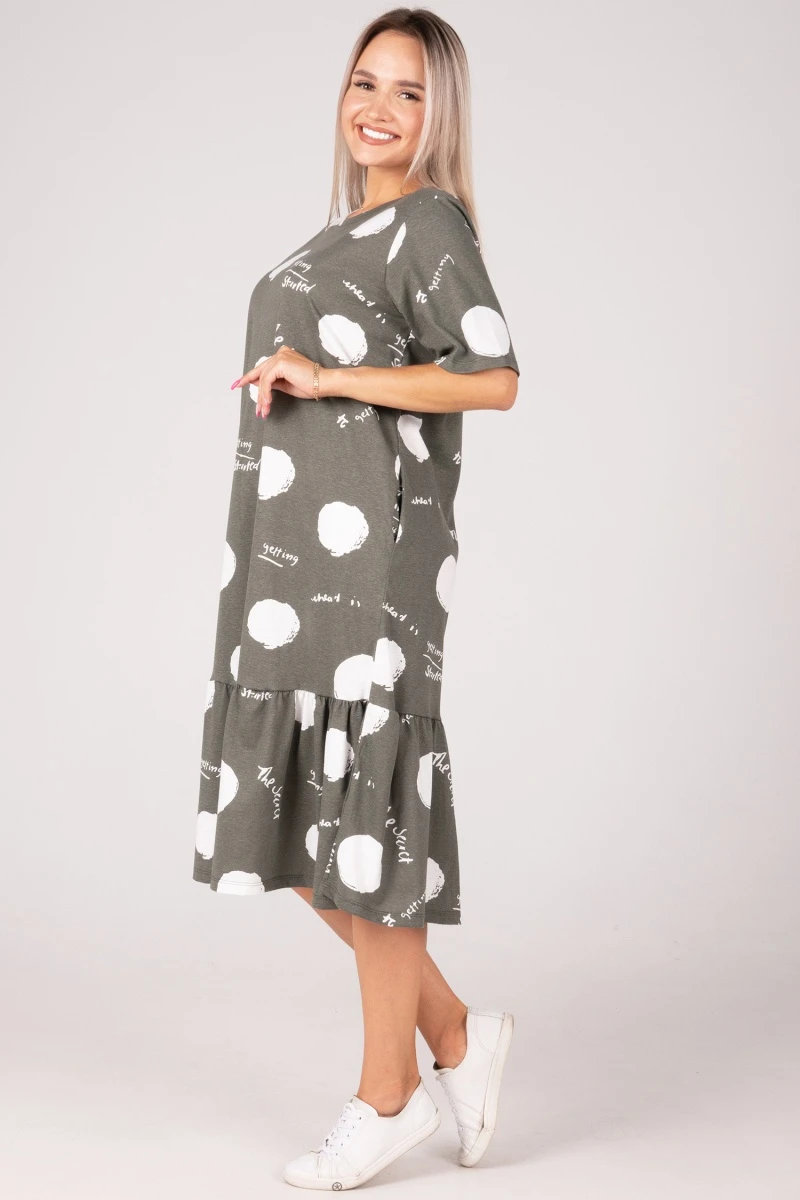 (СК) Платье "Изольда" камуфляжный