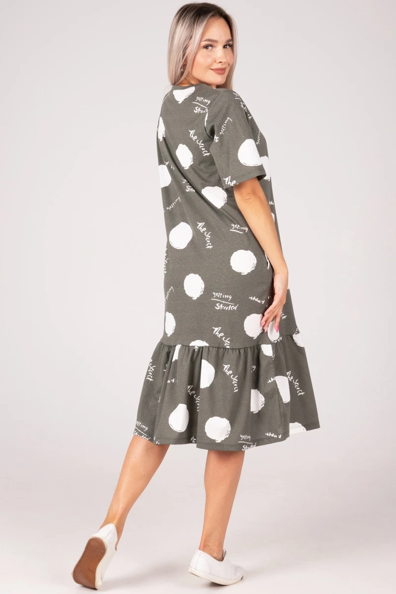 (СК) Платье "Изольда" камуфляжный