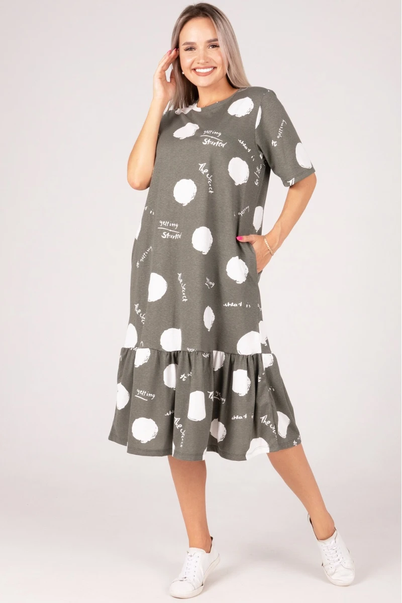 (СК) Платье "Изольда" камуфляжный