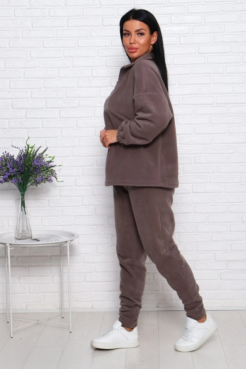 (ВНЛ) Толстовка 57111 (серо-коричневый)