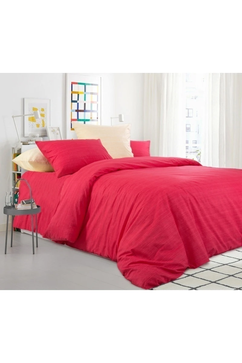 Простыня "ТД" перкаль "Красный тюльпан" ЭКО 8_